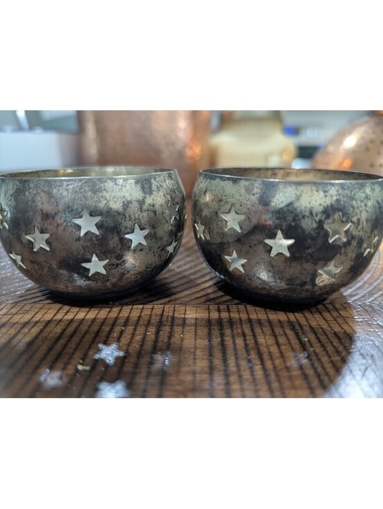 Other - Celestial Votive Metal Star Tea Light Candle Holder